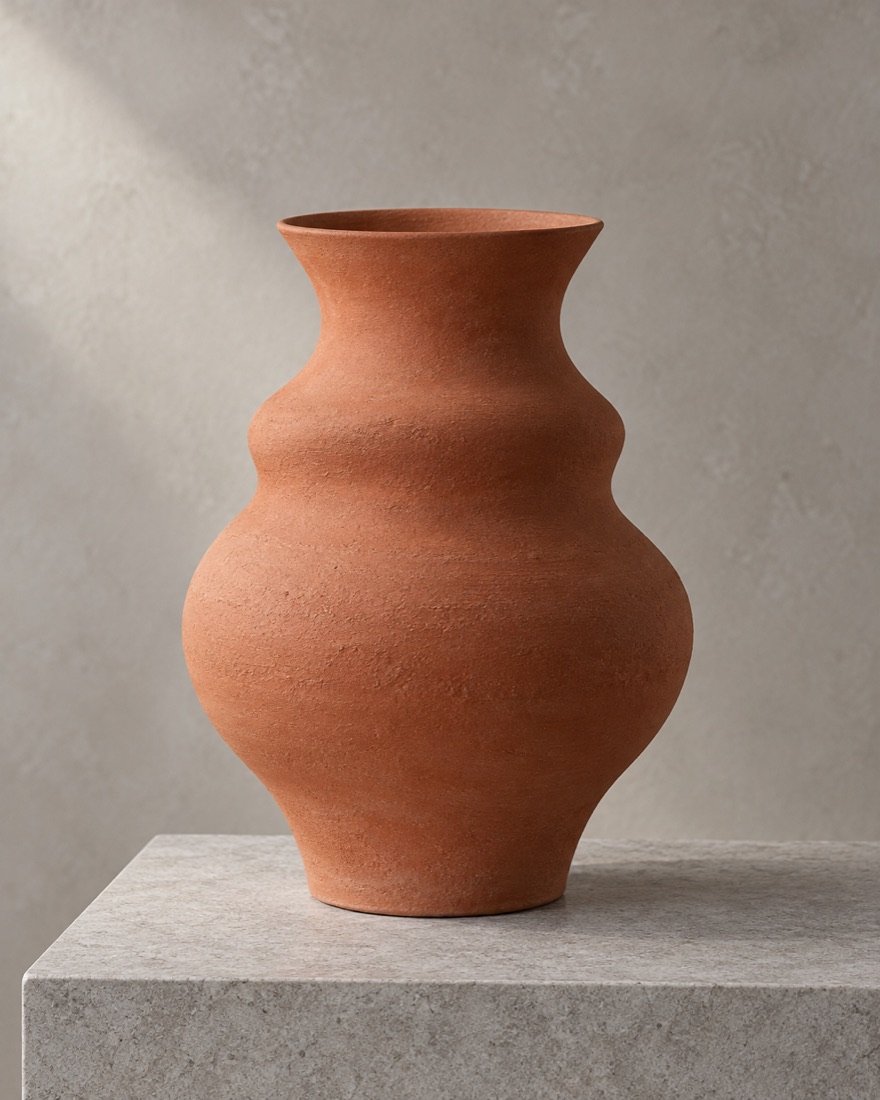 Vaso Forma 02 in terracotta